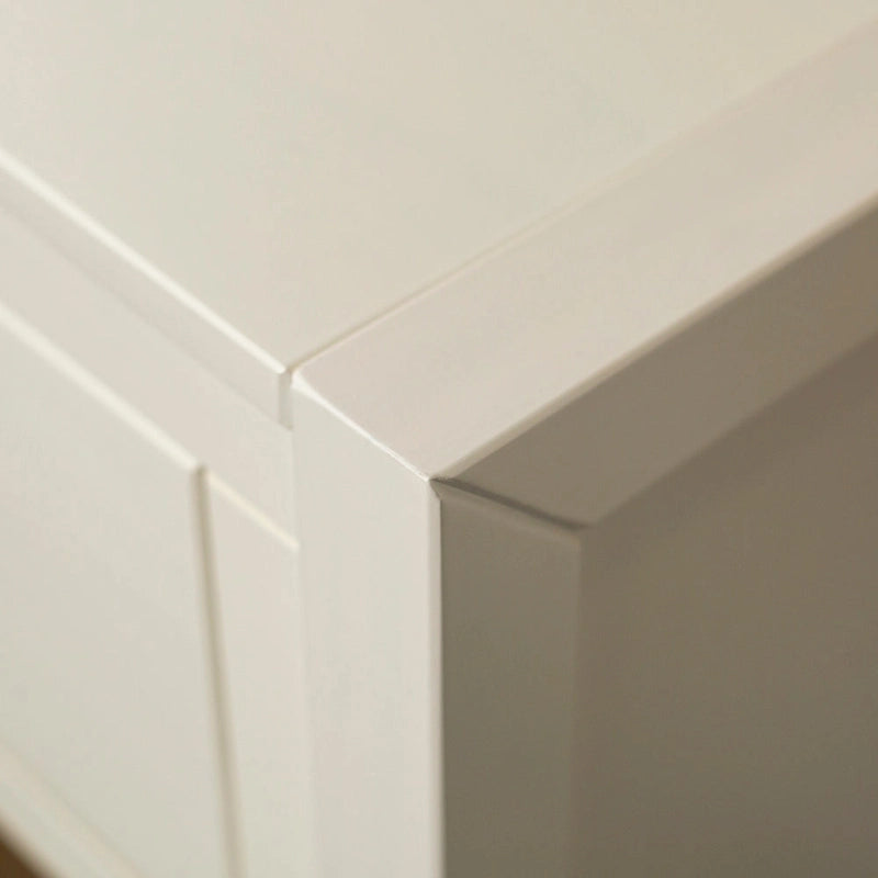 Solid Pine Nightstand with Drawer and Open Shelf