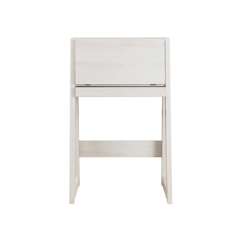 Contemporary 26-inch Wood Compact Writing Desk with Storage