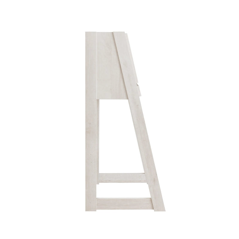 Contemporary 26-inch Wood Compact Writing Desk with Storage