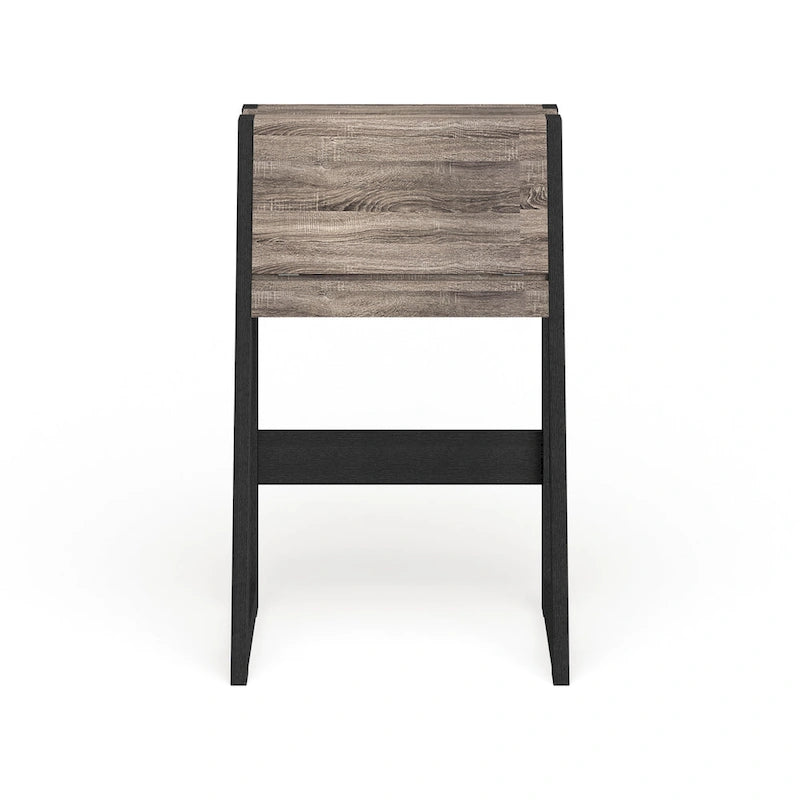 Contemporary 26-inch Wood Compact Writing Desk with Storage