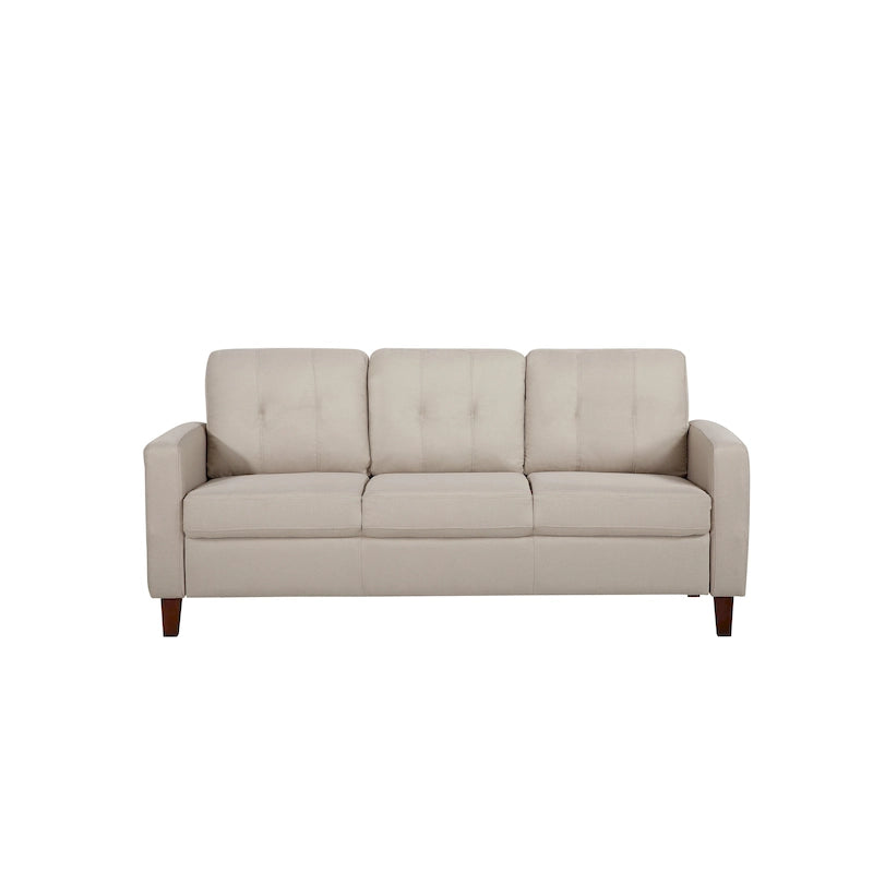 Mid-Century Tufted Upholstered Sofa