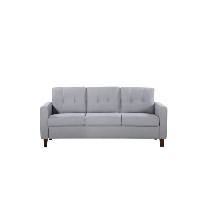 Mid-Century Tufted Upholstered Sofa
