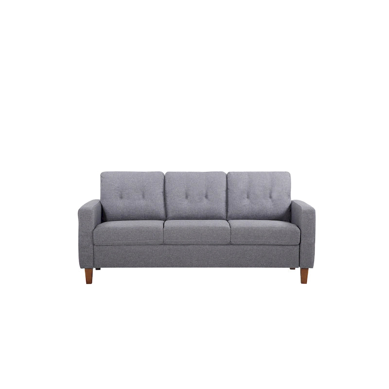 Mid-Century Tufted Upholstered Sofa