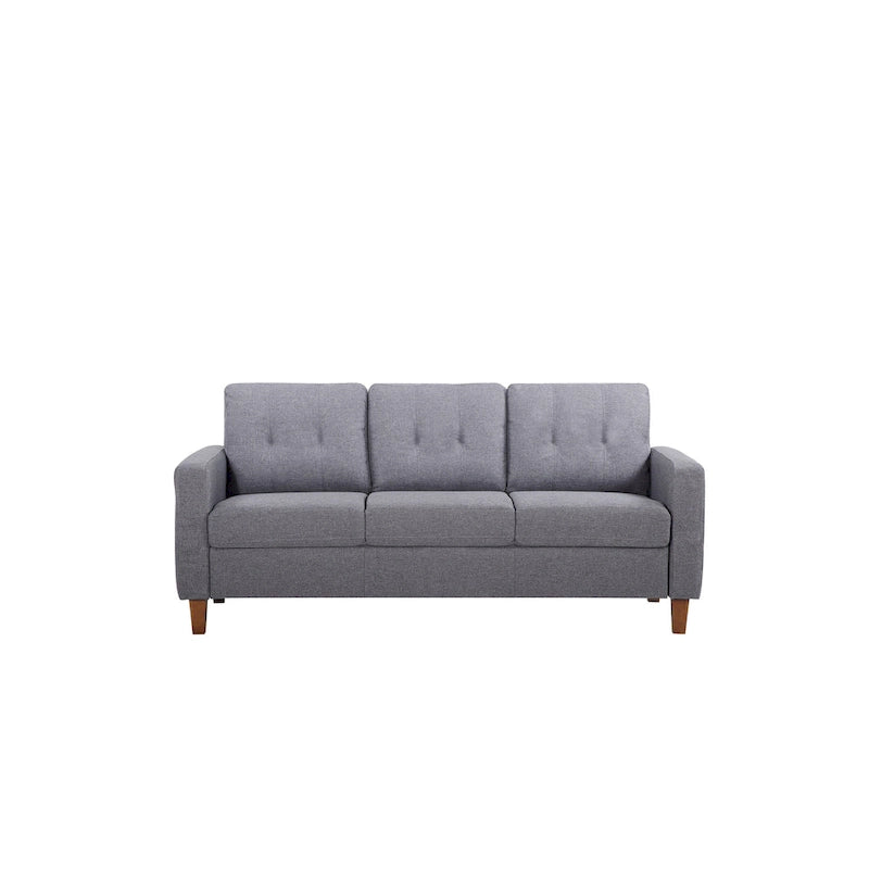Mid-Century Tufted Upholstered Sofa