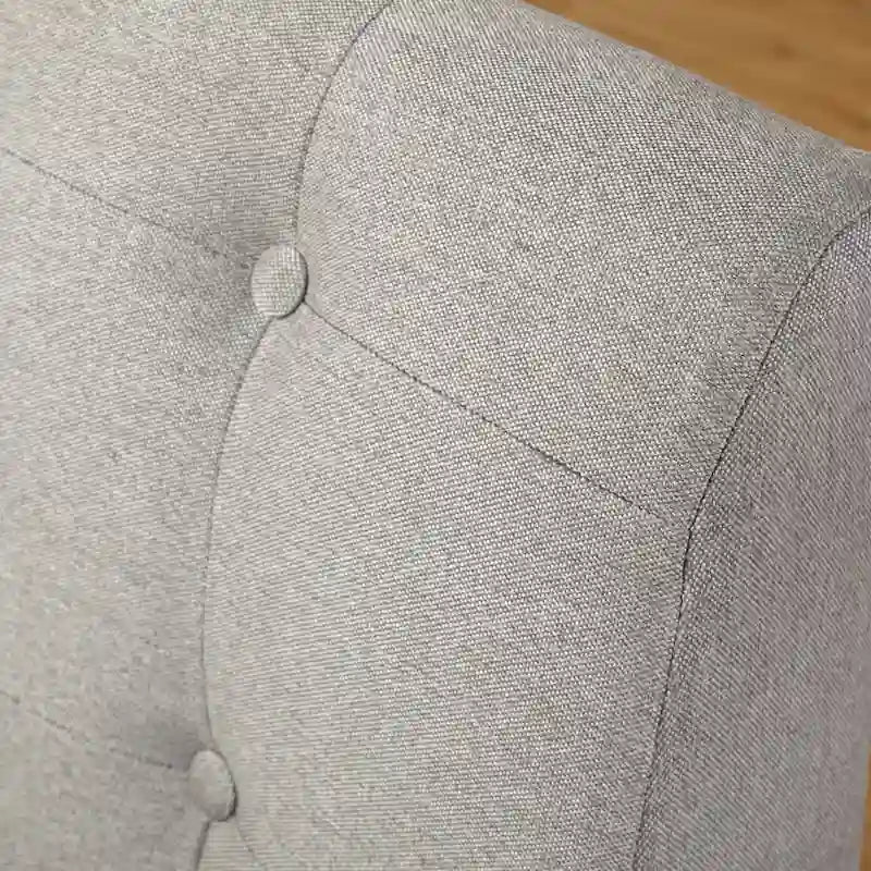 Mid-Century Fabric Corner Accent Chair with Wood Legs