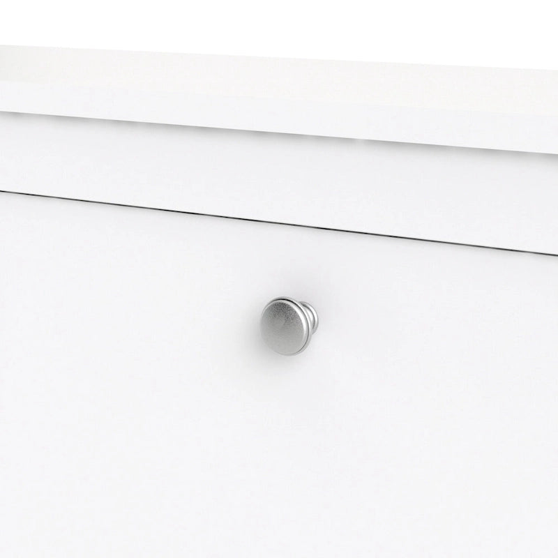 4-Drawer Shoe Cabinet with Tilting Storage