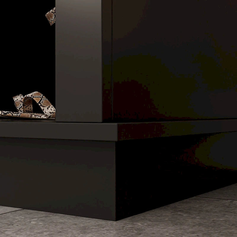 39.8 Wide Entryway Hall Tree with Bench and Shoe Storage
