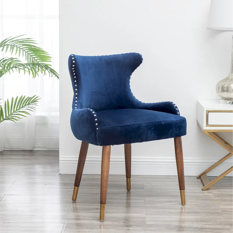 Mid-Century Modern Velvet Accent Chair