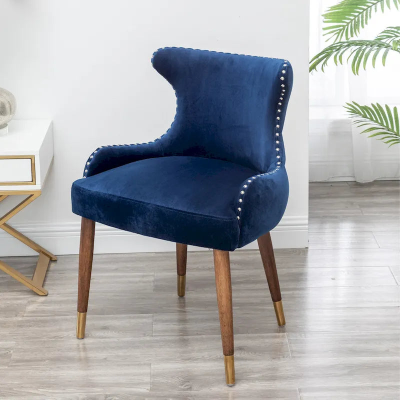 Mid-Century Modern Velvet Accent Chair