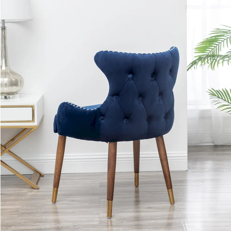 Mid-Century Modern Velvet Accent Chair
