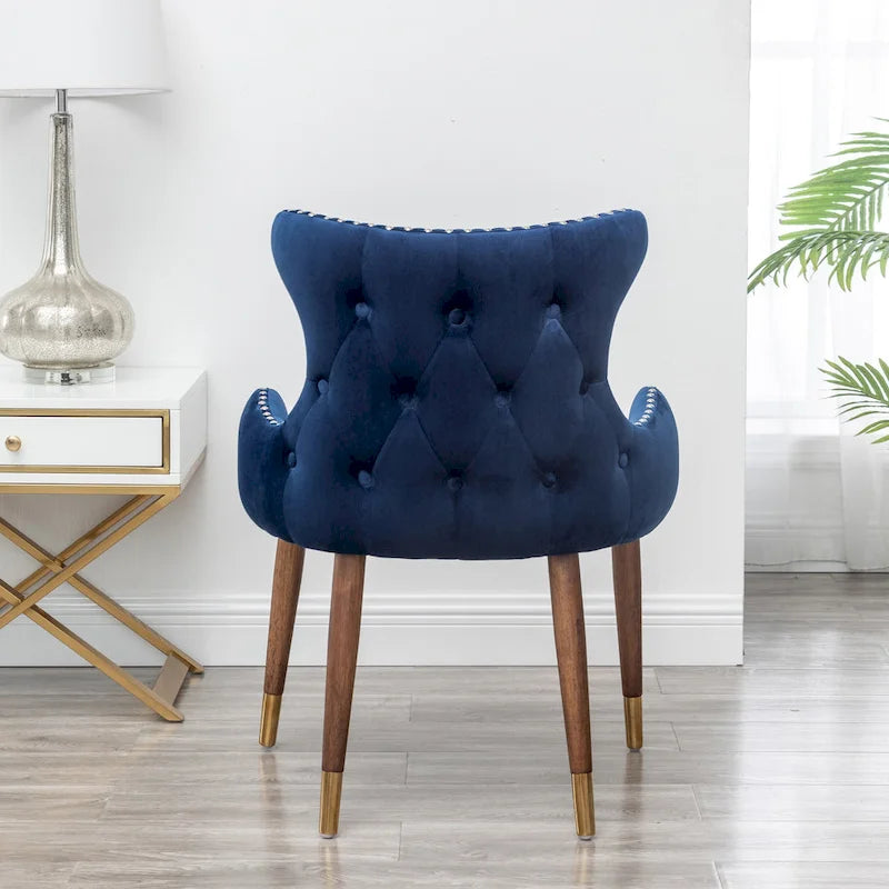Mid-Century Modern Velvet Accent Chair