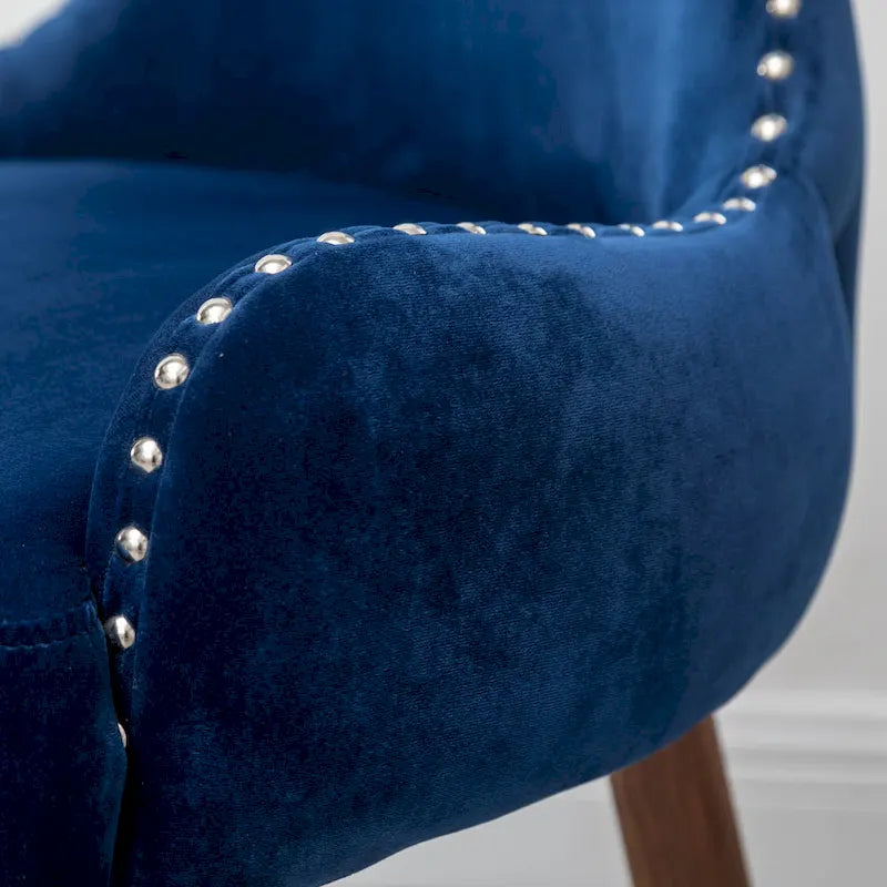 Mid-Century Modern Velvet Accent Chair