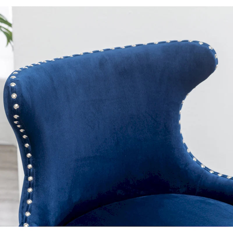 Mid-Century Modern Velvet Accent Chair