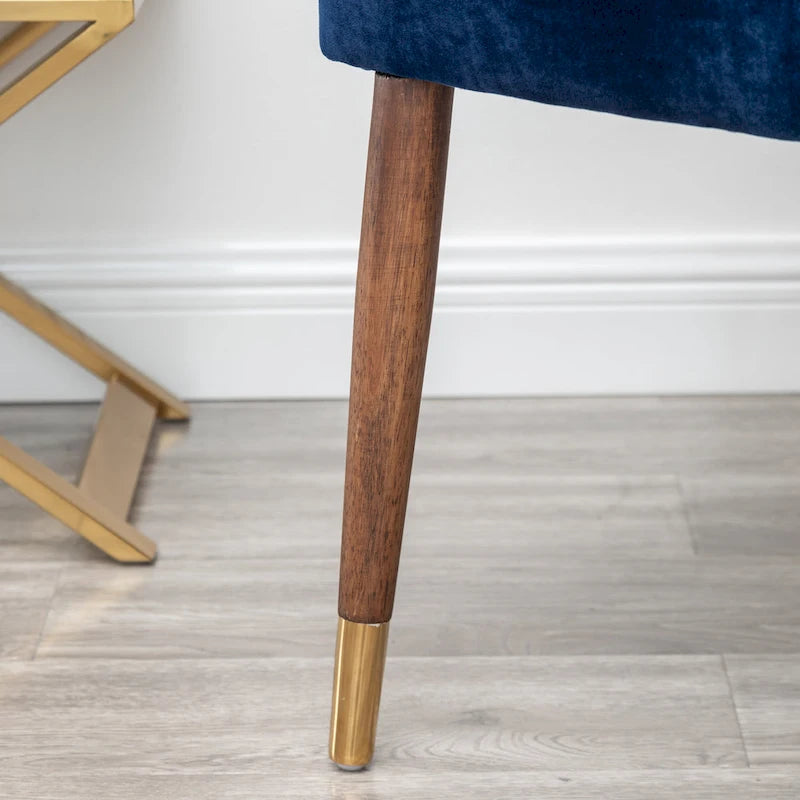 Mid-Century Modern Velvet Accent Chair