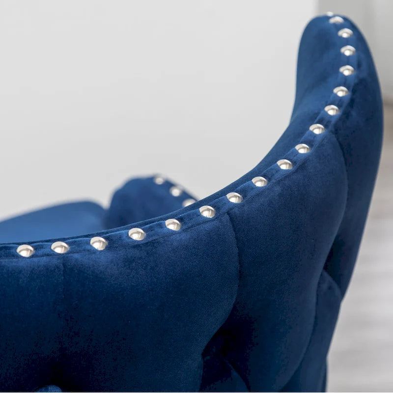 Mid-Century Modern Velvet Accent Chair