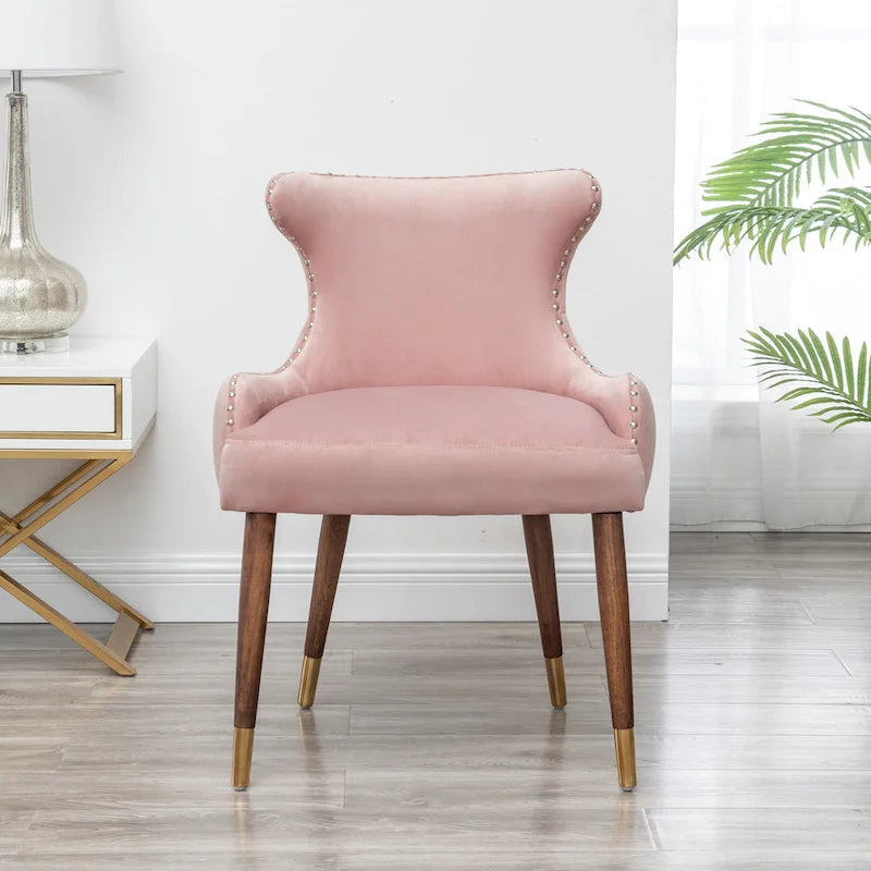 Mid-Century Modern Velvet Accent Chair