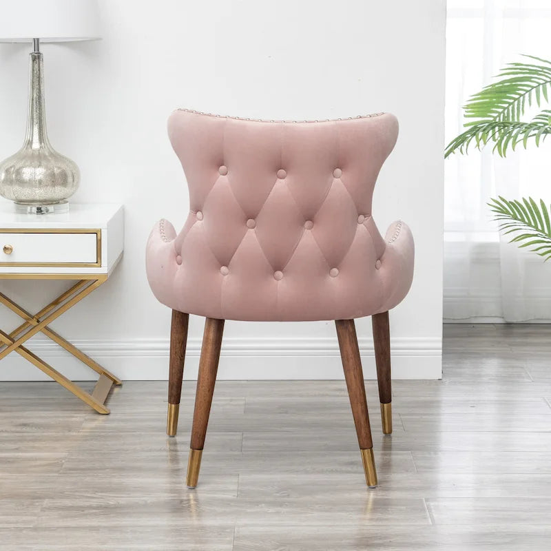Mid-Century Modern Velvet Accent Chair