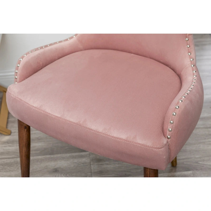 Mid-Century Modern Velvet Accent Chair