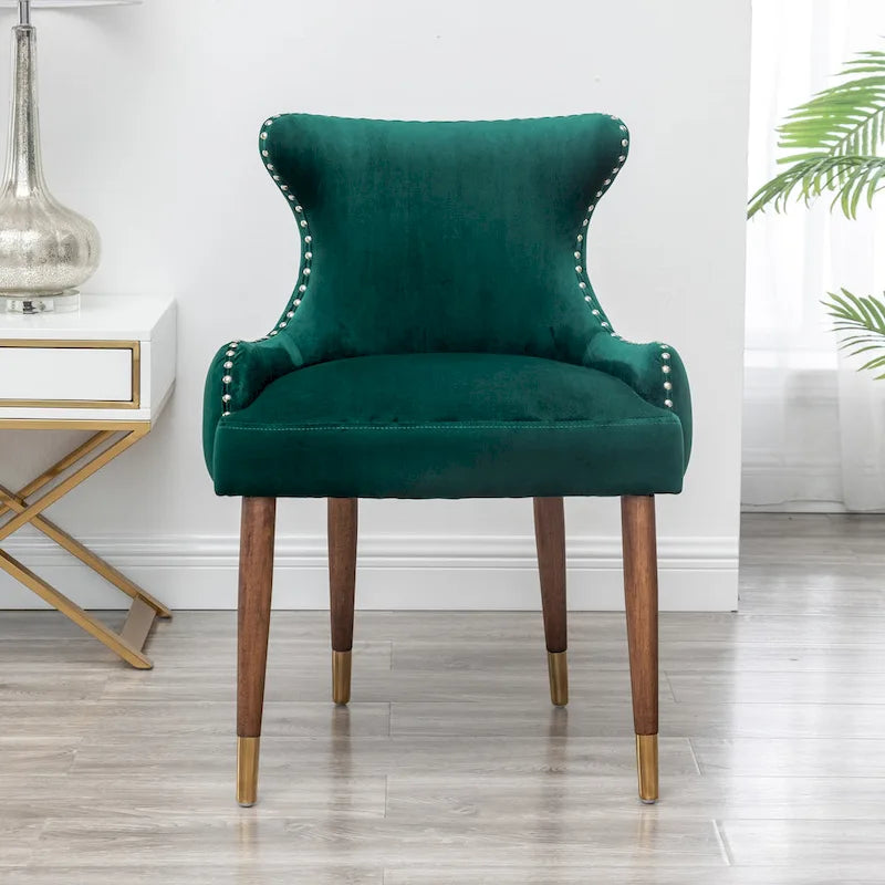 Mid-Century Modern Velvet Accent Chair