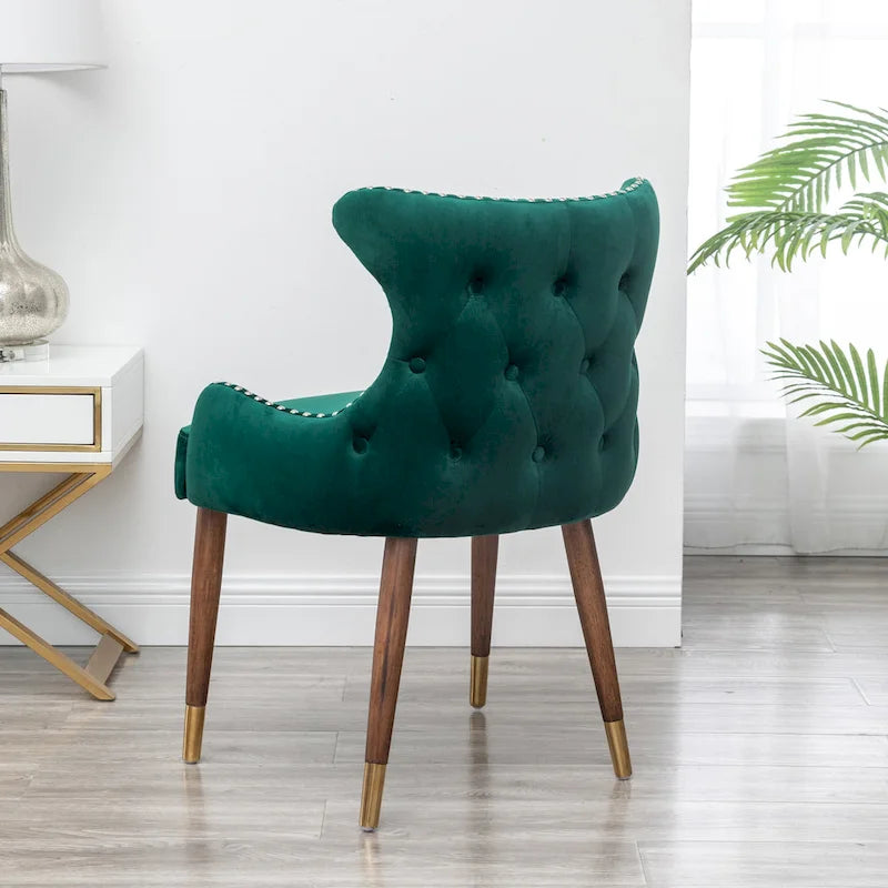 Mid-Century Modern Velvet Accent Chair