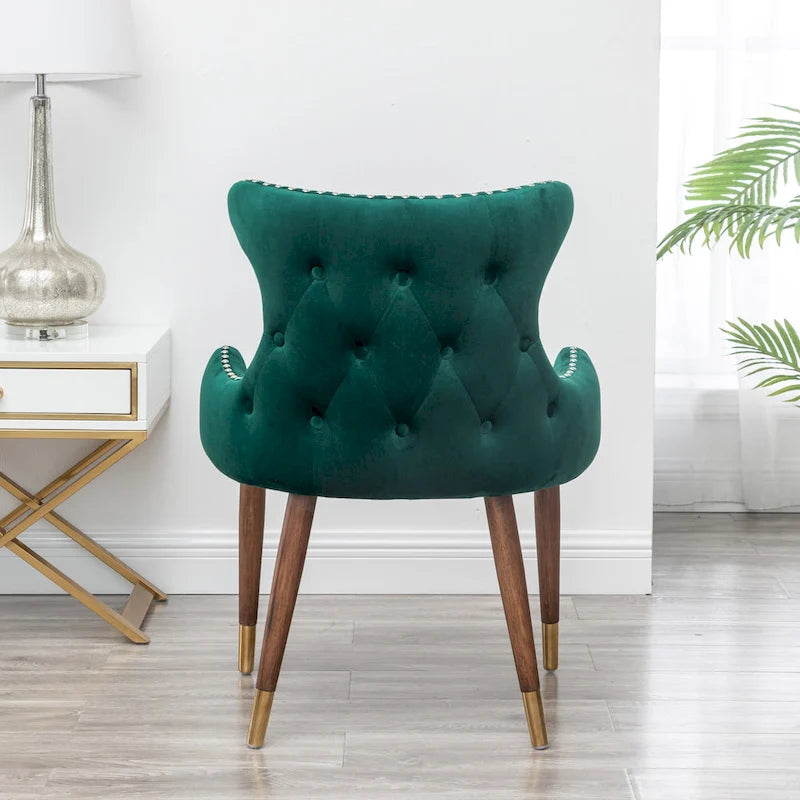 Mid-Century Modern Velvet Accent Chair