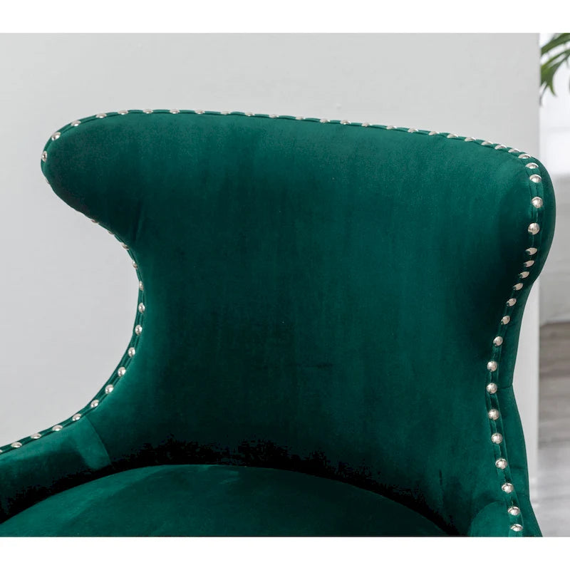 Mid-Century Modern Velvet Accent Chair