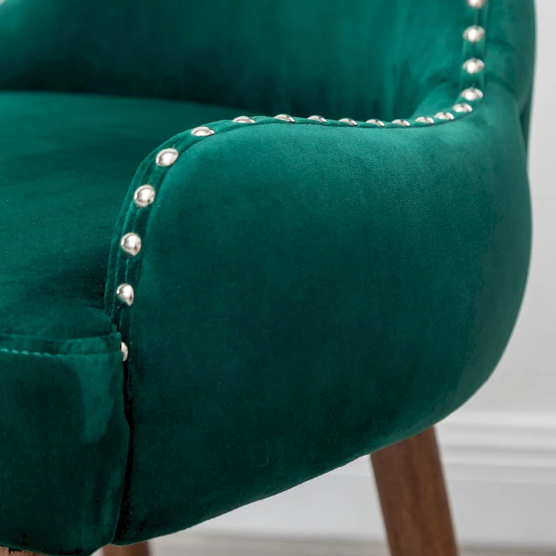 Mid-Century Modern Velvet Accent Chair