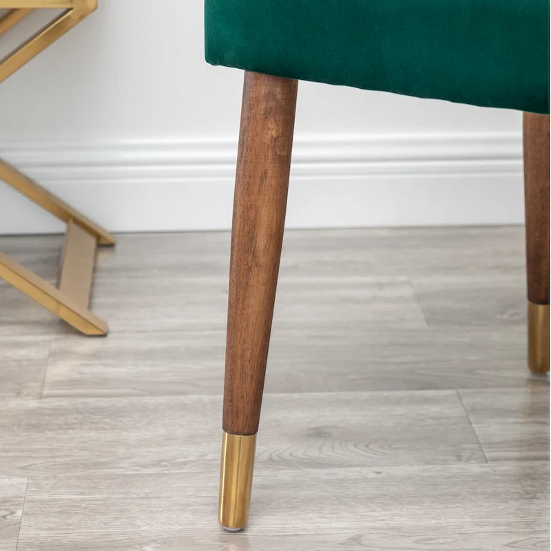 Mid-Century Modern Velvet Accent Chair