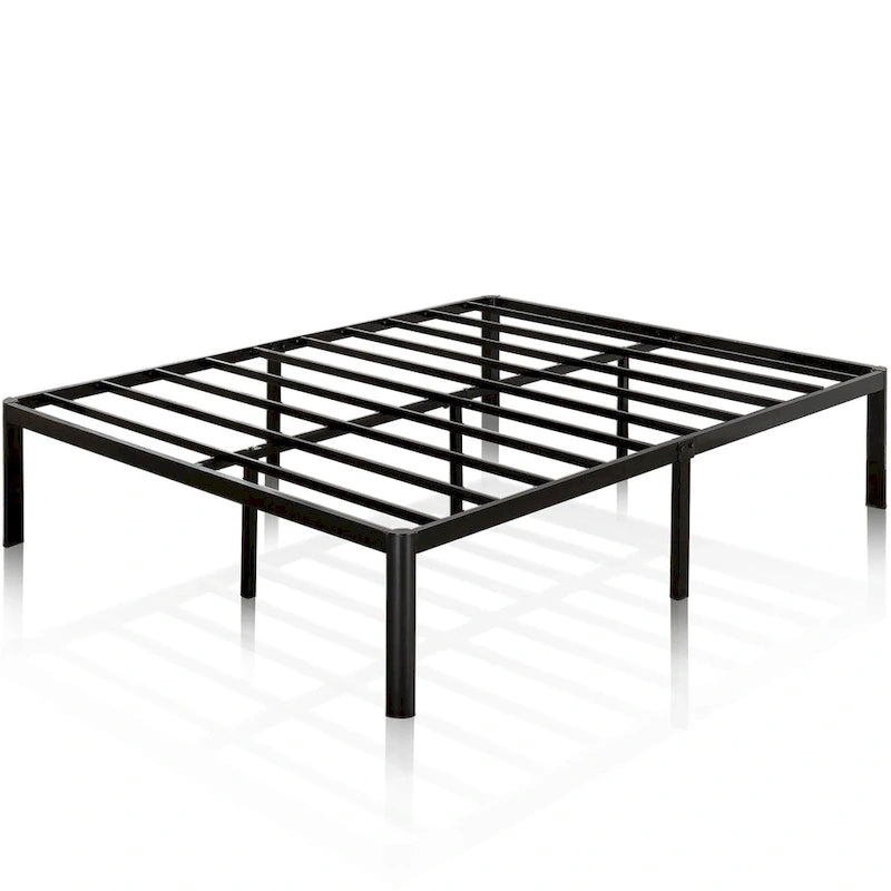 16-Inch Steel Platform Bed Frame with Under-Bed Storage