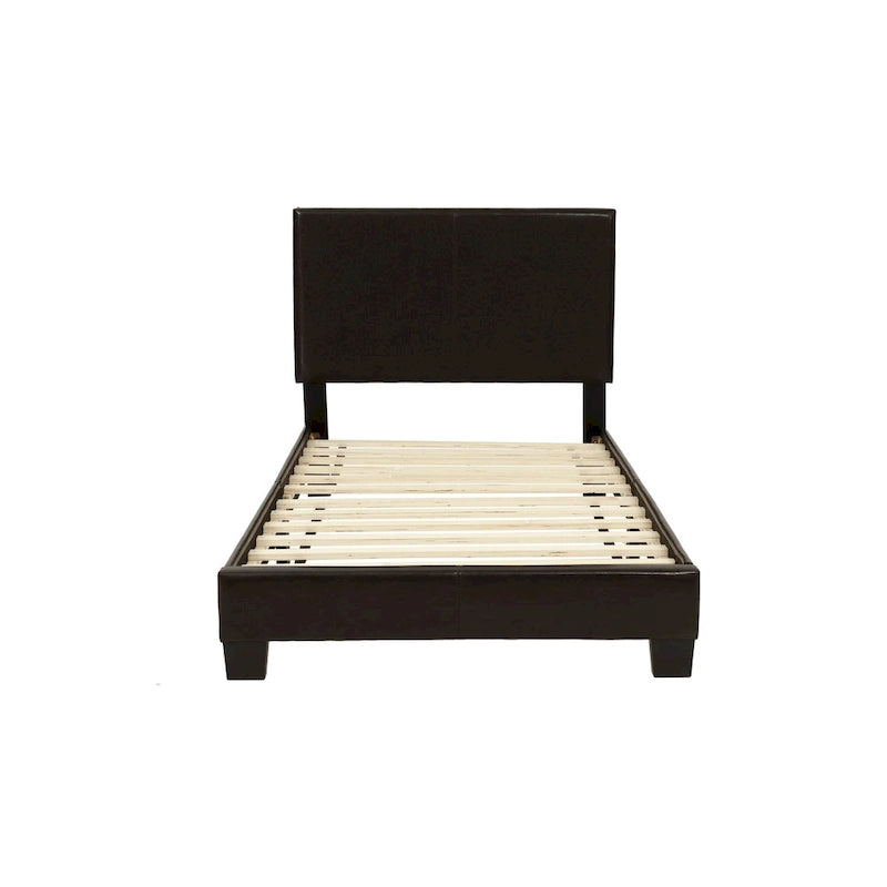 Twin Platform Bed with Low Footboard