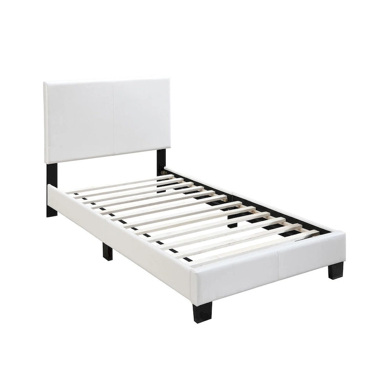 Twin Platform Bed with Low Footboard