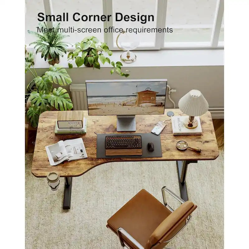 Height Adjustable Electric Standing Desk with Splice Board