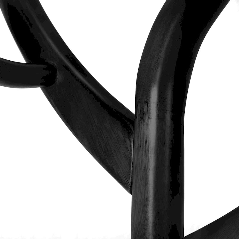 Freestanding Rubberwood Coat Rack with 8 Hooks
