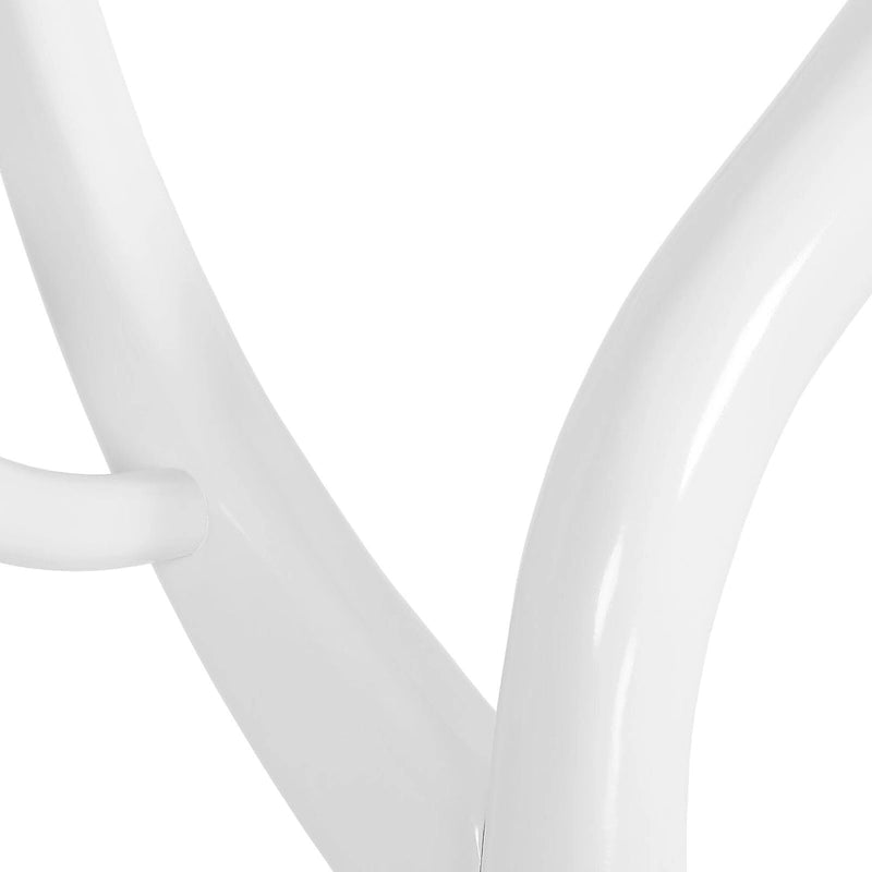 Freestanding Rubberwood Coat Rack with 8 Hooks
