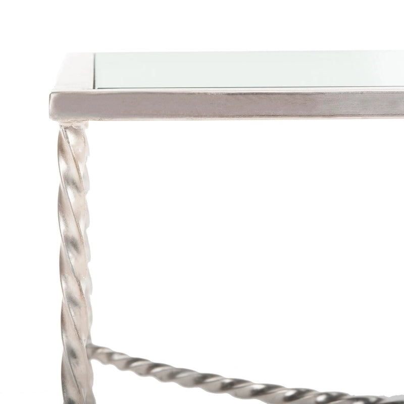 Glass Coffee Table with Decorative Frame - 40 W x 24 D x 18 H