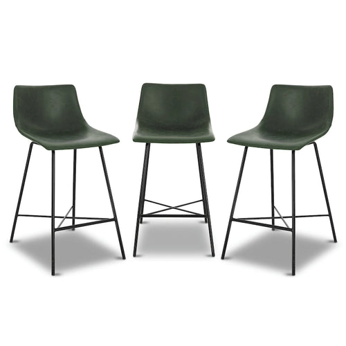 Poly & Bark Paxton 24-inch Counter Stool (Set of 3)